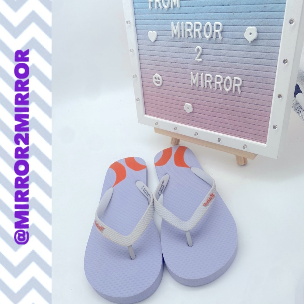 NWOT Hurley flip flops 7